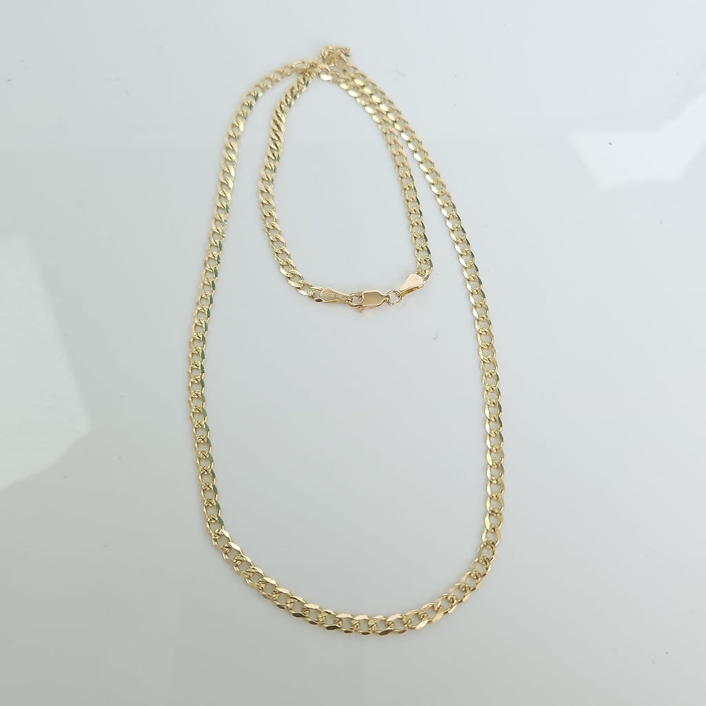CADENAS BARBADA ORO 14K 55 CM 13 GR (NUEVO)