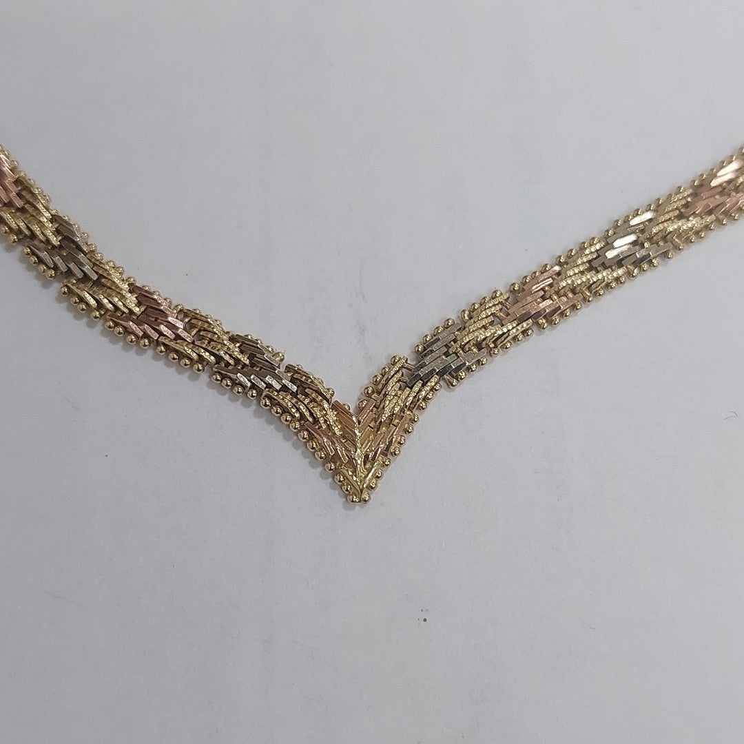 GARGANTILLA ORO 14 K 17.4 GRMS (SEMINUEVO)