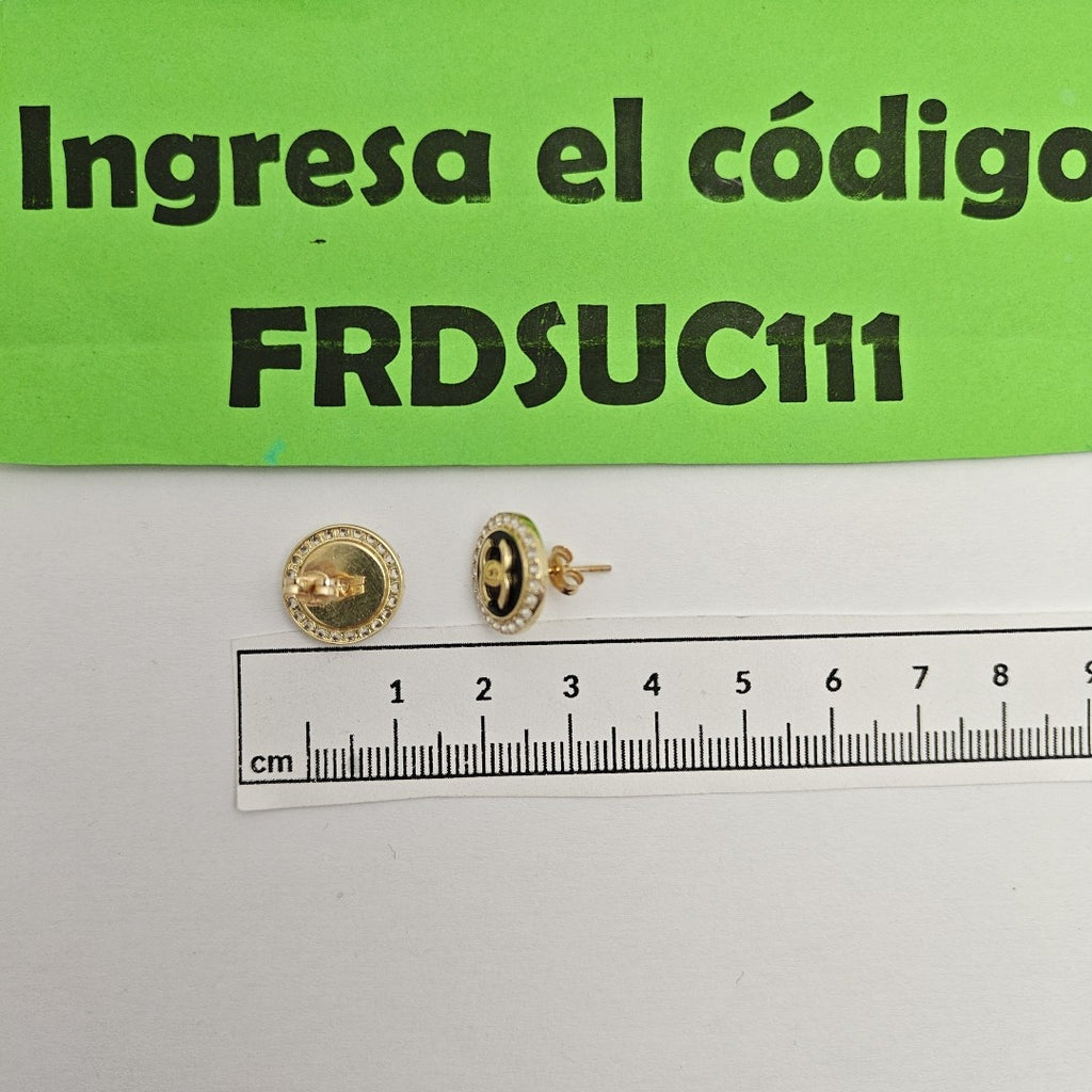 BROQUELES PAR ORO 14 K 3,40 GRMS (SEMINUEVO)