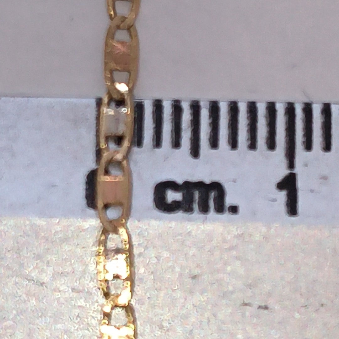 CADENA ORO COMBINADO 10 K 2.6 GRMS (SEMINUEVO)