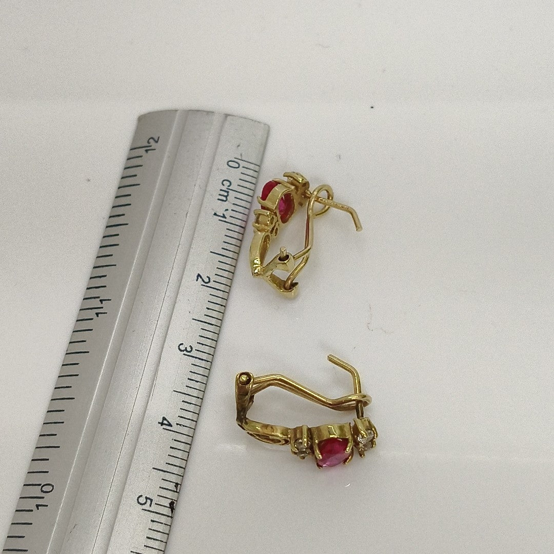ARETES PAR ORO 10 K 2,60 GRMS (SEMINUEVO)