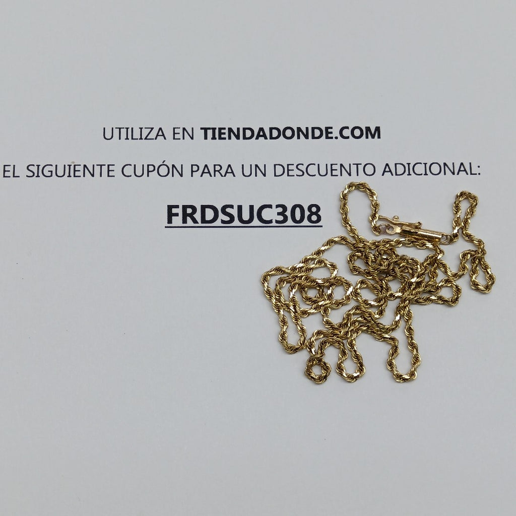 CADENA ORO 14 K 7,50 GRMS (SEMINUEVO)