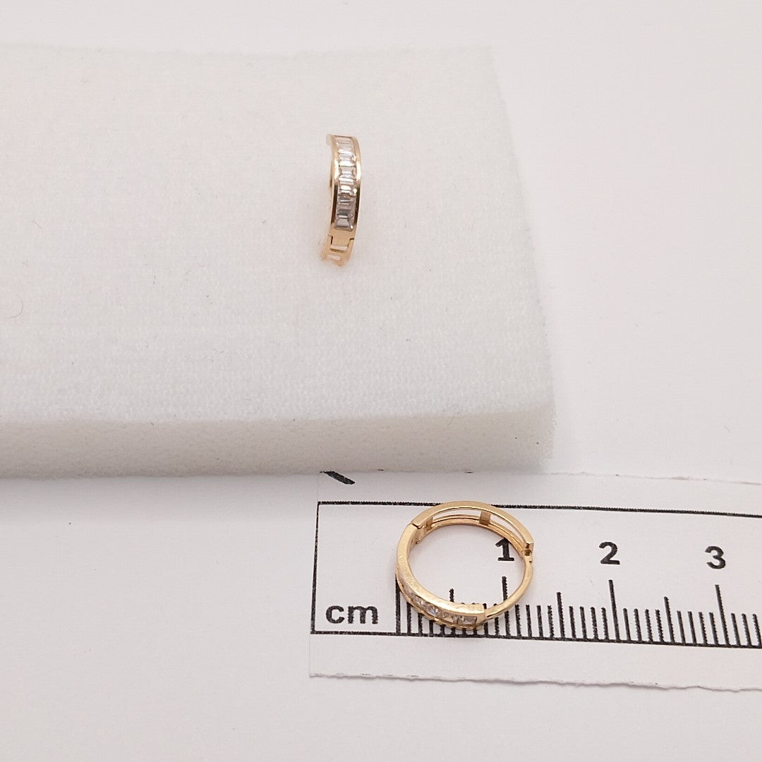 ARRACADAS PAR ORO 14 K 1.1 GRMS (SEMINUEVO)