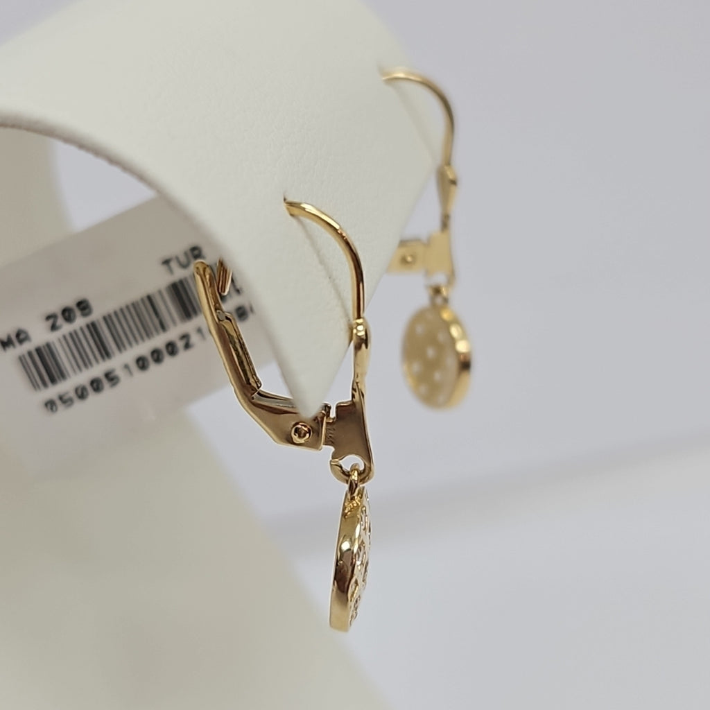 BROQUELES ORO 14K 2.4 (NUEVO)