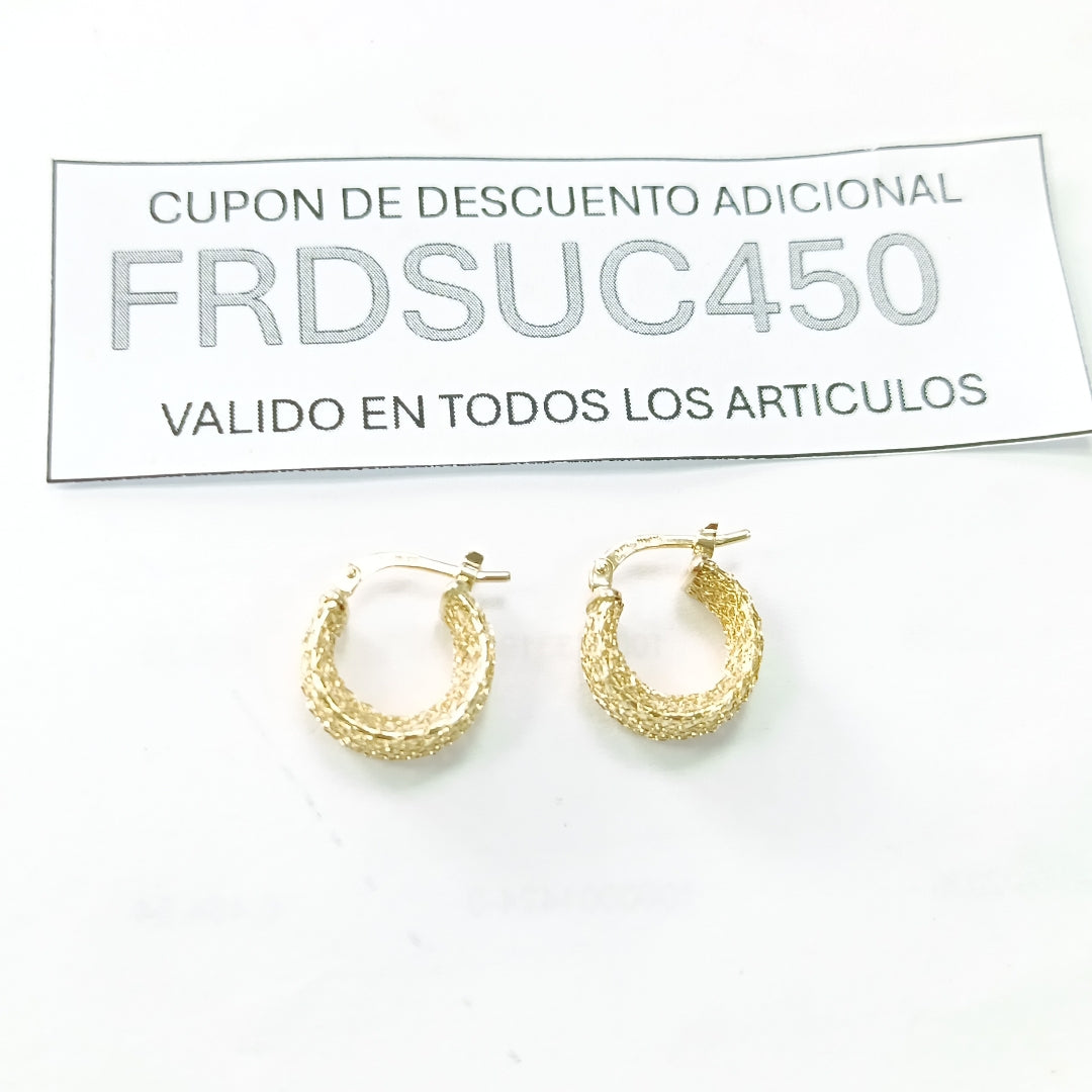 ARRACADAS ORO 14K 2.2 (NUEVO)