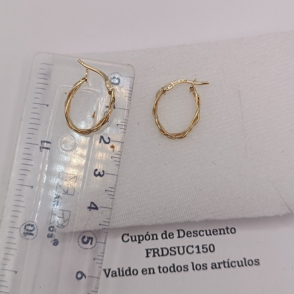 ARRACADAS ORO 14K 1.7 (NUEVO)