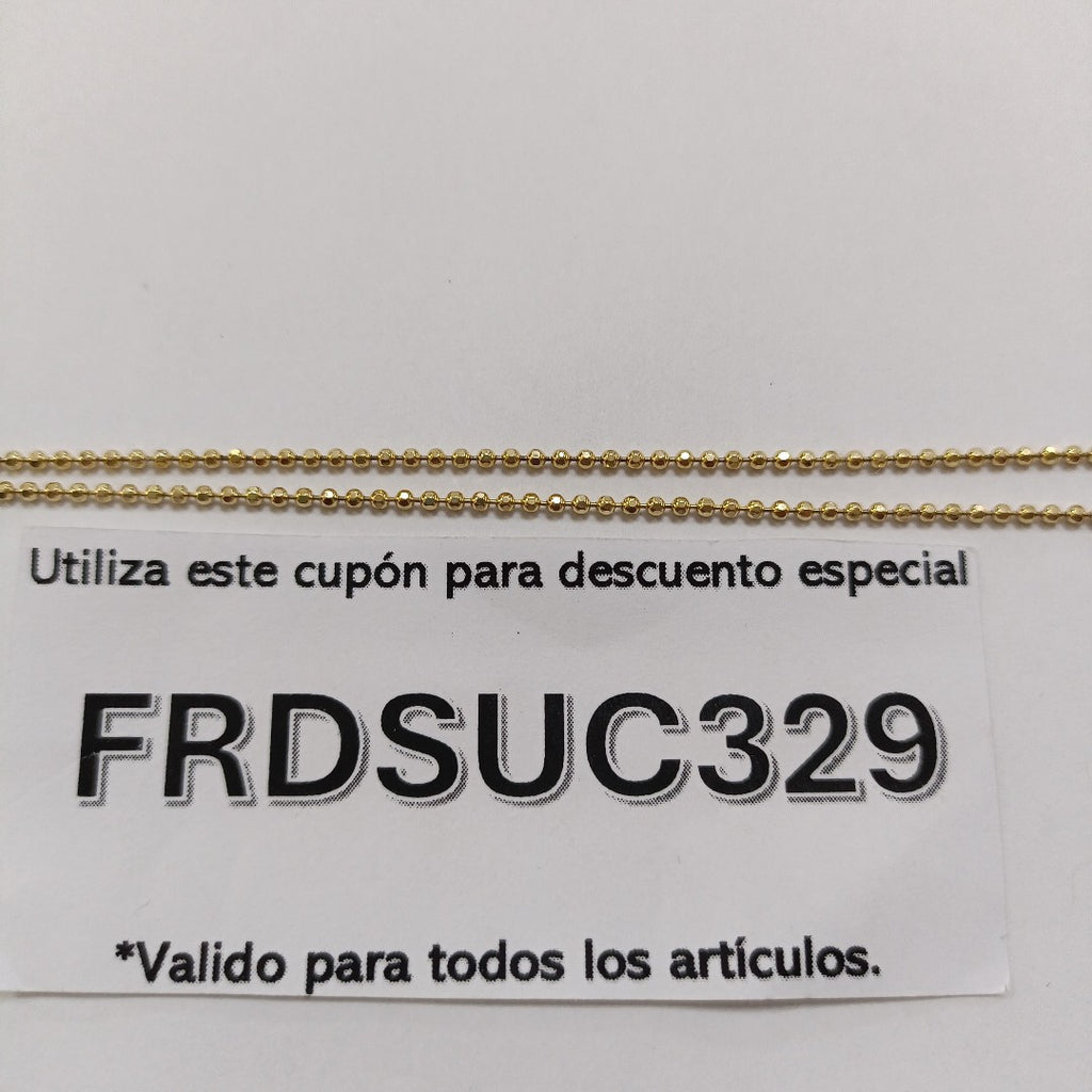 CADENA ORO 10 K 3.7 GRMS (SEMINUEVO)