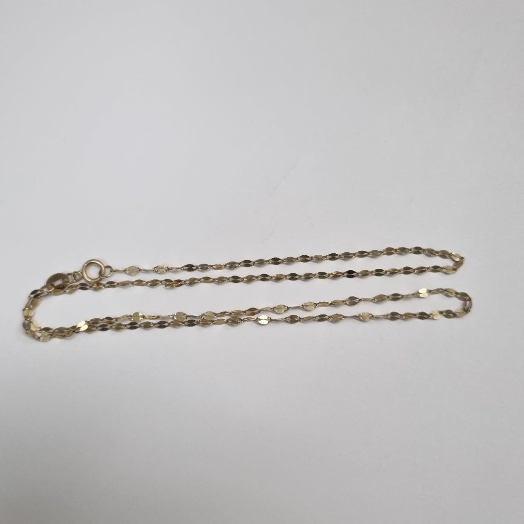 CADENA ORO 10 K 0,90 GRMS (SEMINUEVO)