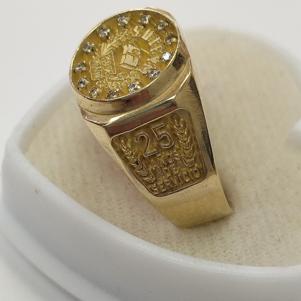 ANILLO ORO 14 K 10 GRMS (SEMINUEVO)