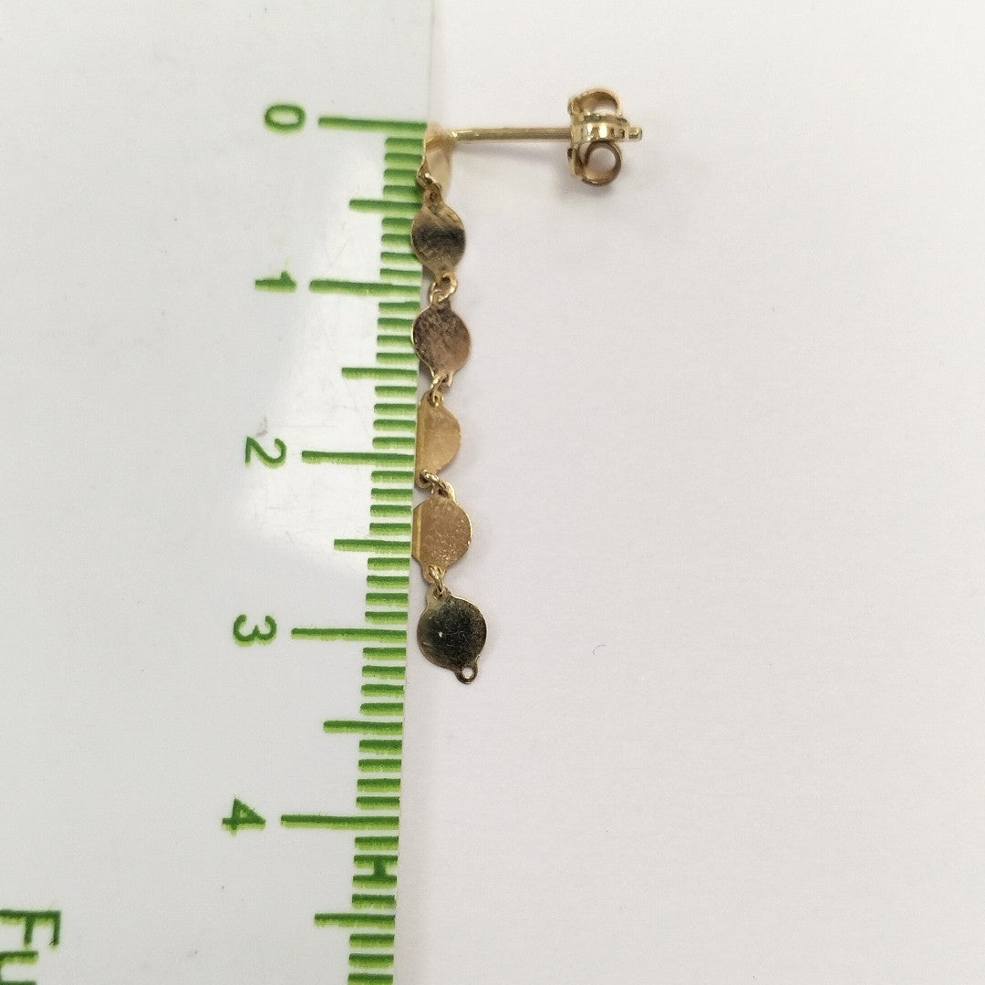 ARETES PAR ORO 14 K 0.9 GRMS (SEMINUEVO)