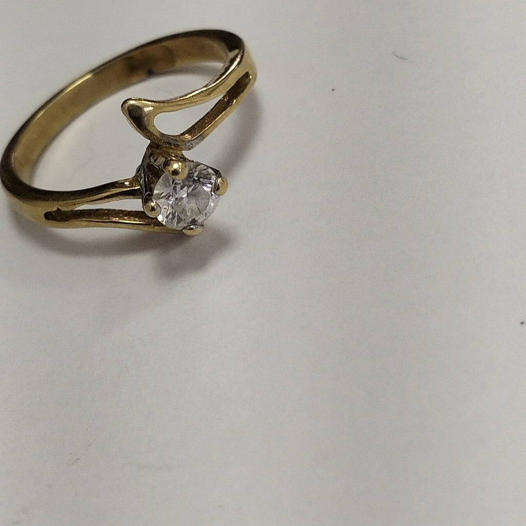 ANILLITO, SOLITARIO ORO 14 K 2.4 GRMS (SEMINUEVO)