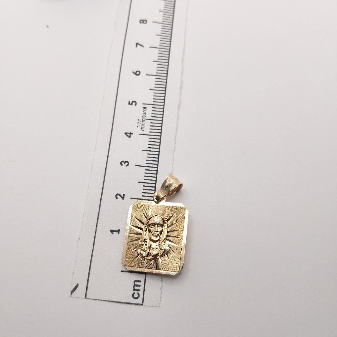 MEDALLA RELIGIOSA ORO 14 K 3.3 GRMS (SEMINUEVO)