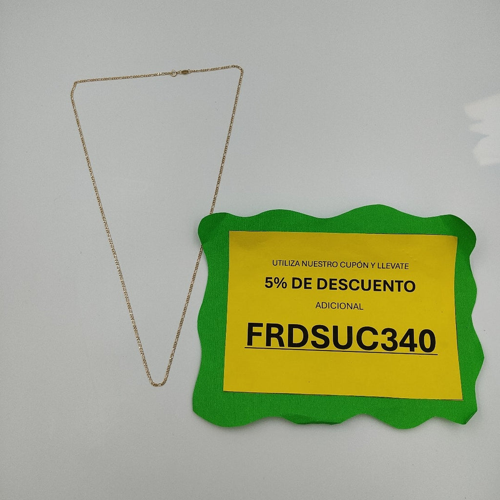 CADENA ORO 10 K 2,60 GRMS (SEMINUEVO)
