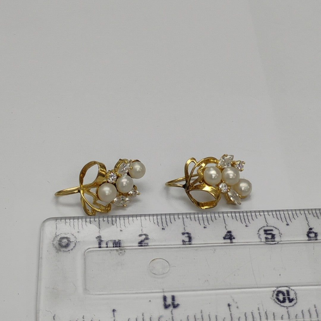 ARETES PAR ORO 14 K 3,30 GRMS (SEMINUEVO)