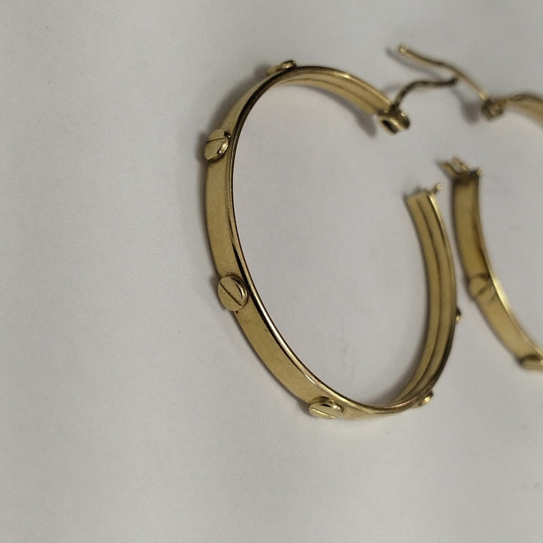 ARRACADAS PAR ORO 14 K 3,90 GRMS (SEMINUEVO)