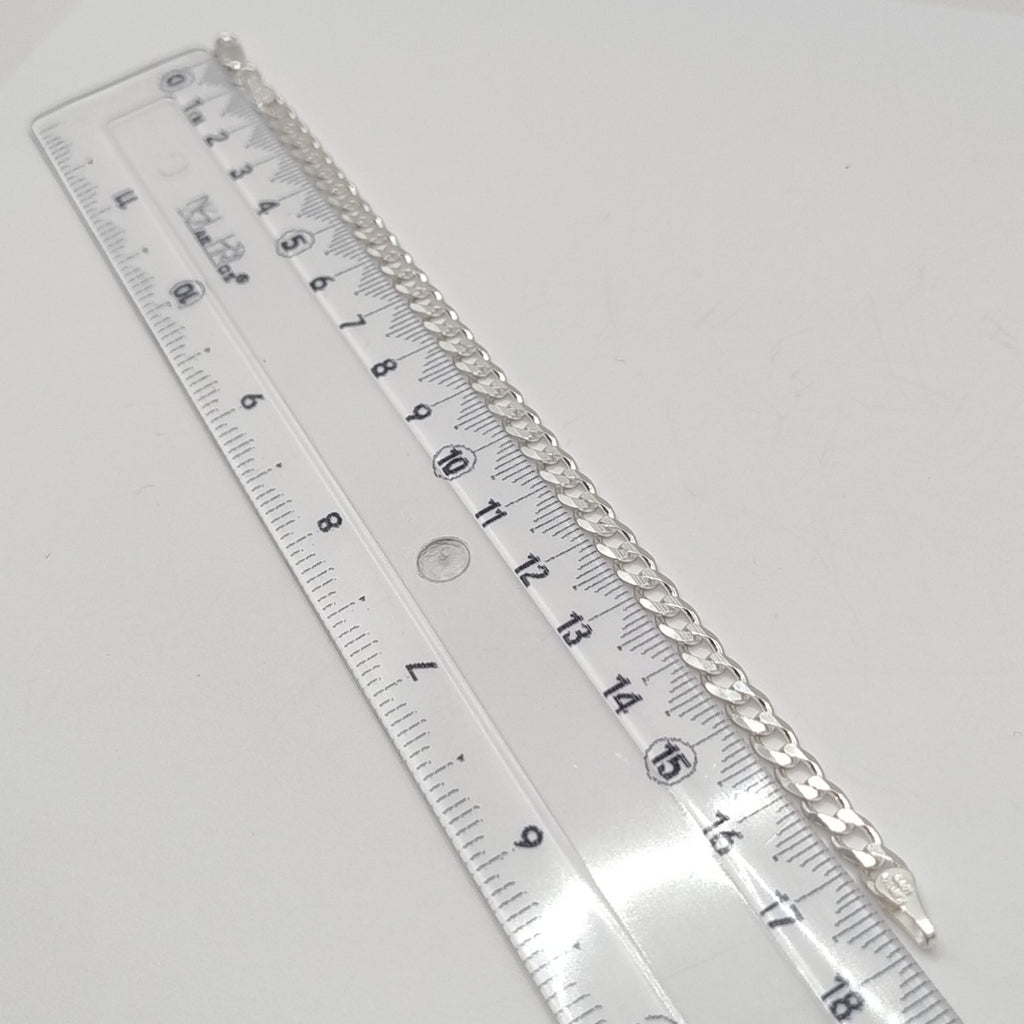 PULSERA BARBADA PLATA .925 18 CM 5.53 GR (NUEVO)