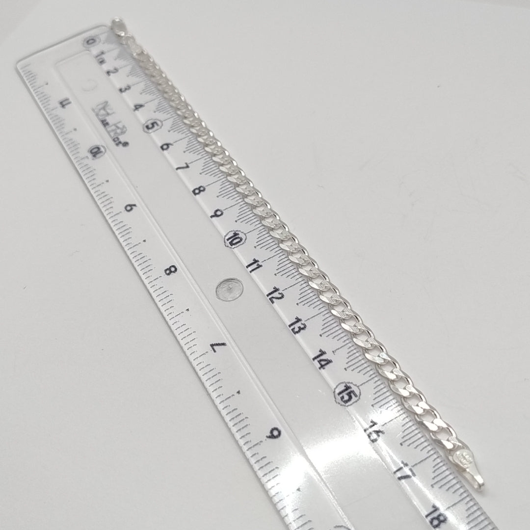 PULSERA BARBADA PLATA .925 18 CM 5.53 GR (NUEVO)