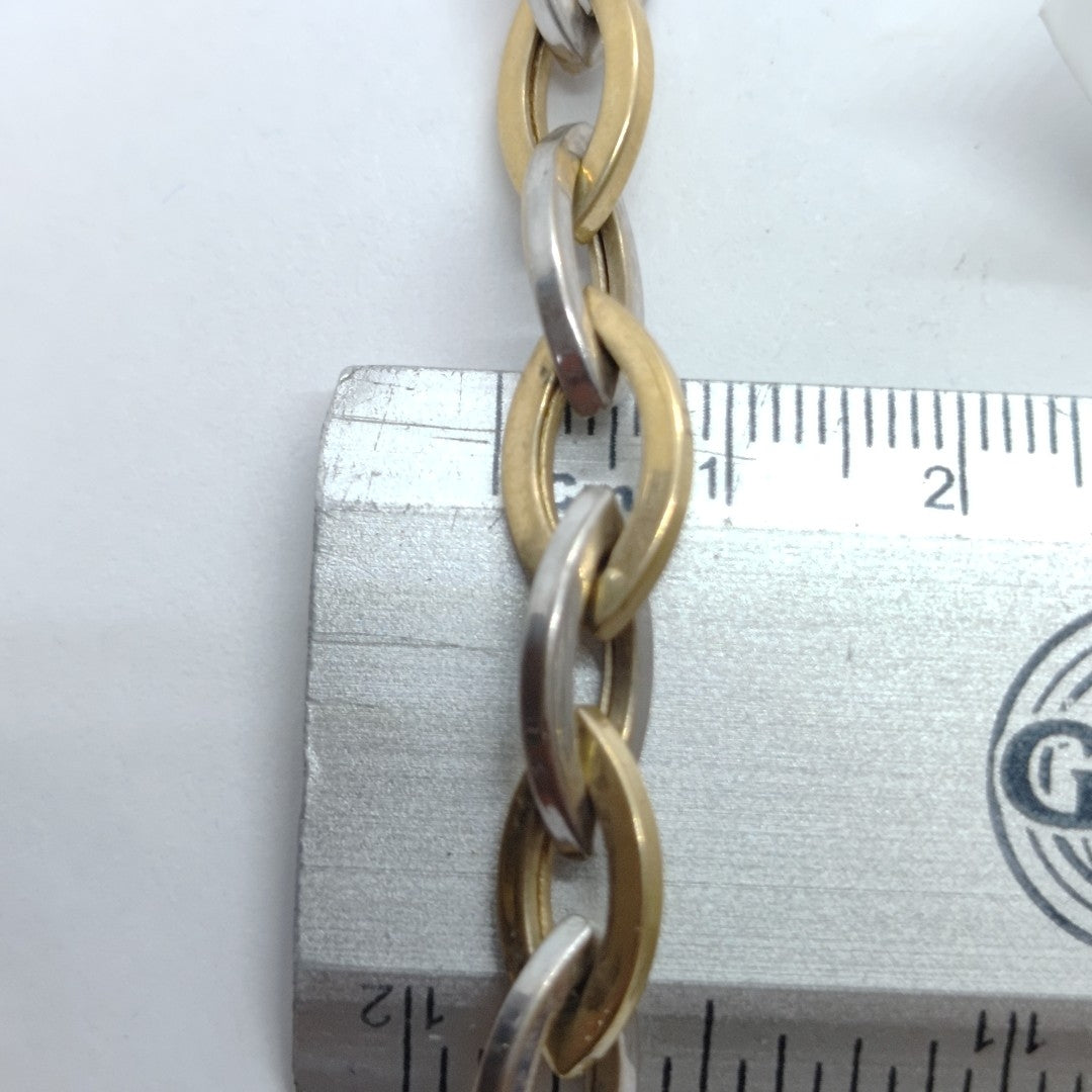 CADENA ORO,ORO BLANCO 10 K 18,60 GRMS (SEMINUEVO)