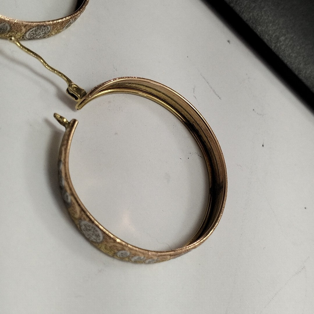 ARRACADAS PAR ORO 14 K 5,10 GRMS (SEMINUEVO)
