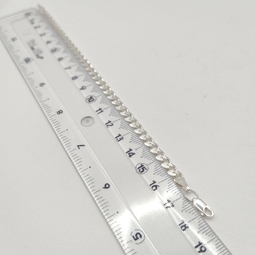PULSERA BARBADA PLATA .925 18 CM 5.73 GR (NUEVO)