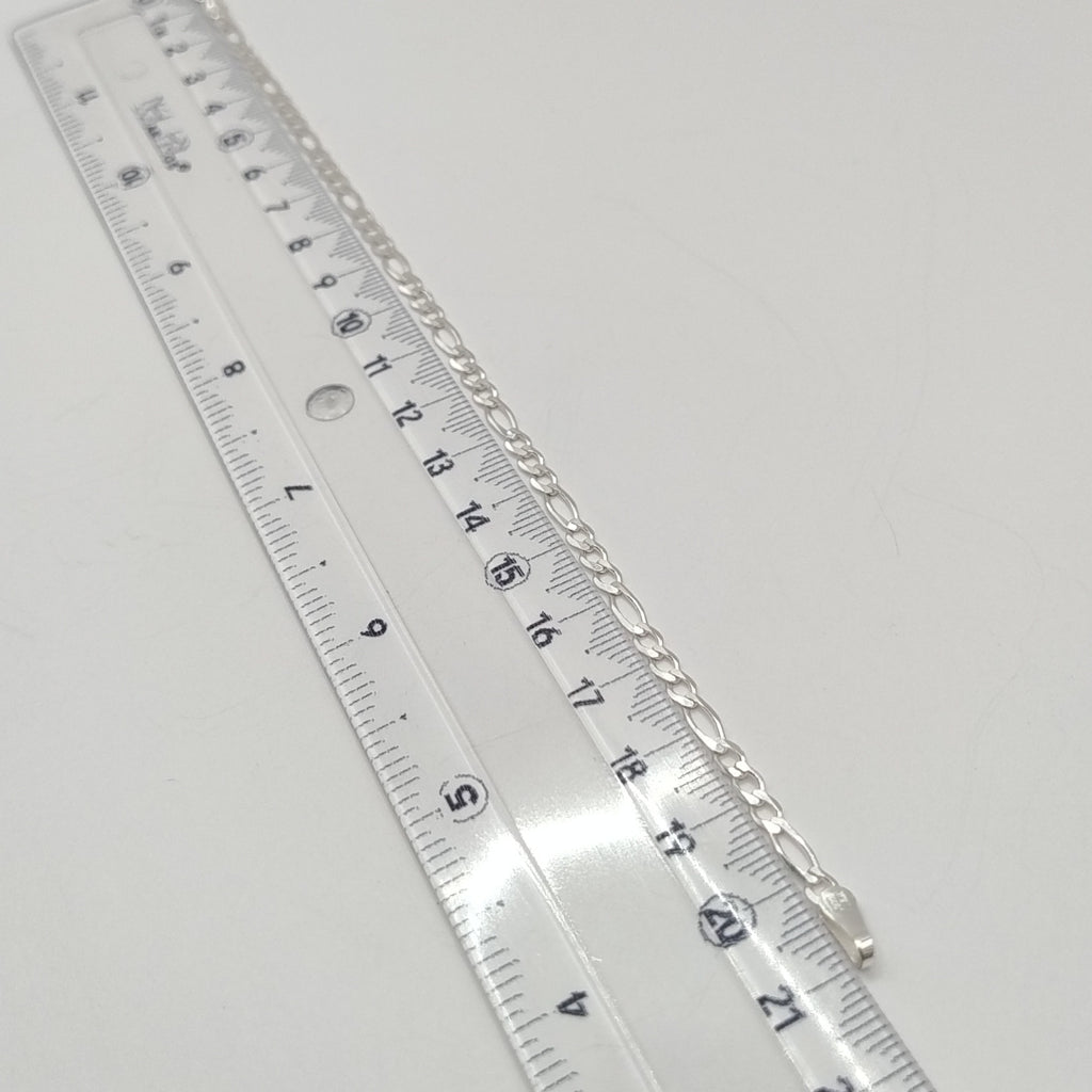 PULSERA TEJIDO 3X1 PLATA .925 21 CM 3.2 GR (NUEVO)