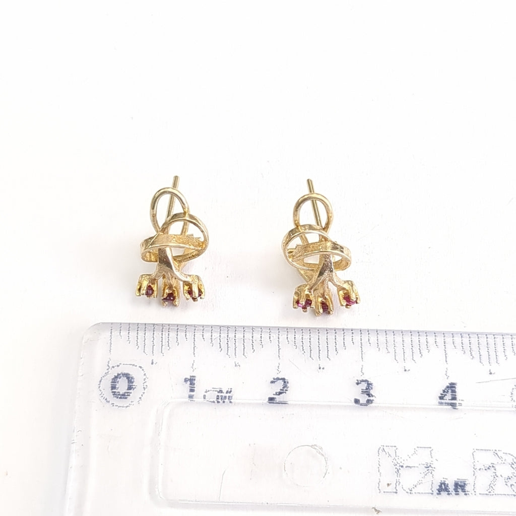 ARETES PAR ORO 10 K 2,10 GRMS (SEMINUEVO)