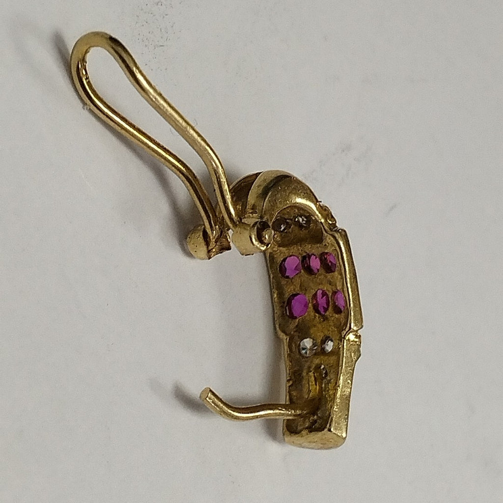 ARETES PAR ORO 14 K 3.7 GRMS (SEMINUEVO)
