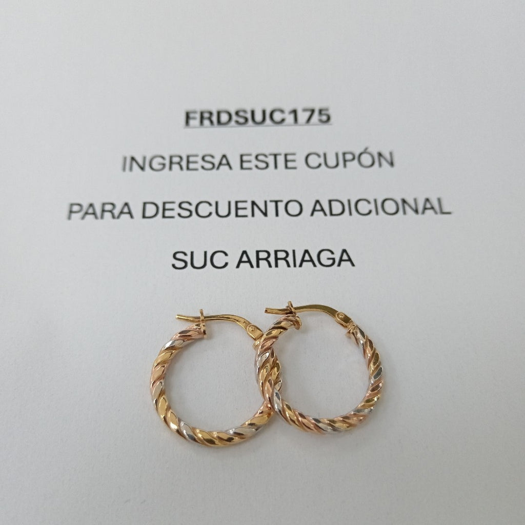 ARRACADAS ORO 14K 1.4 (NUEVO)