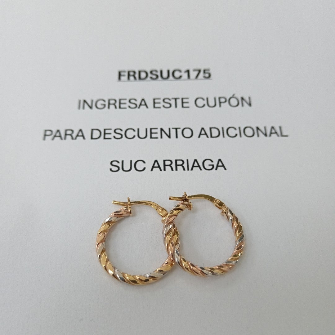 ARRACADAS ORO 14K 1.4 (NUEVO)