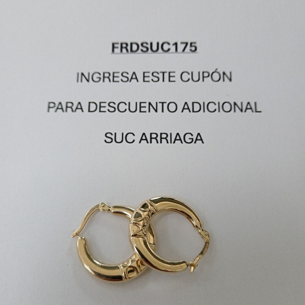 ARRACADAS ORO 14K 2 (NUEVO)