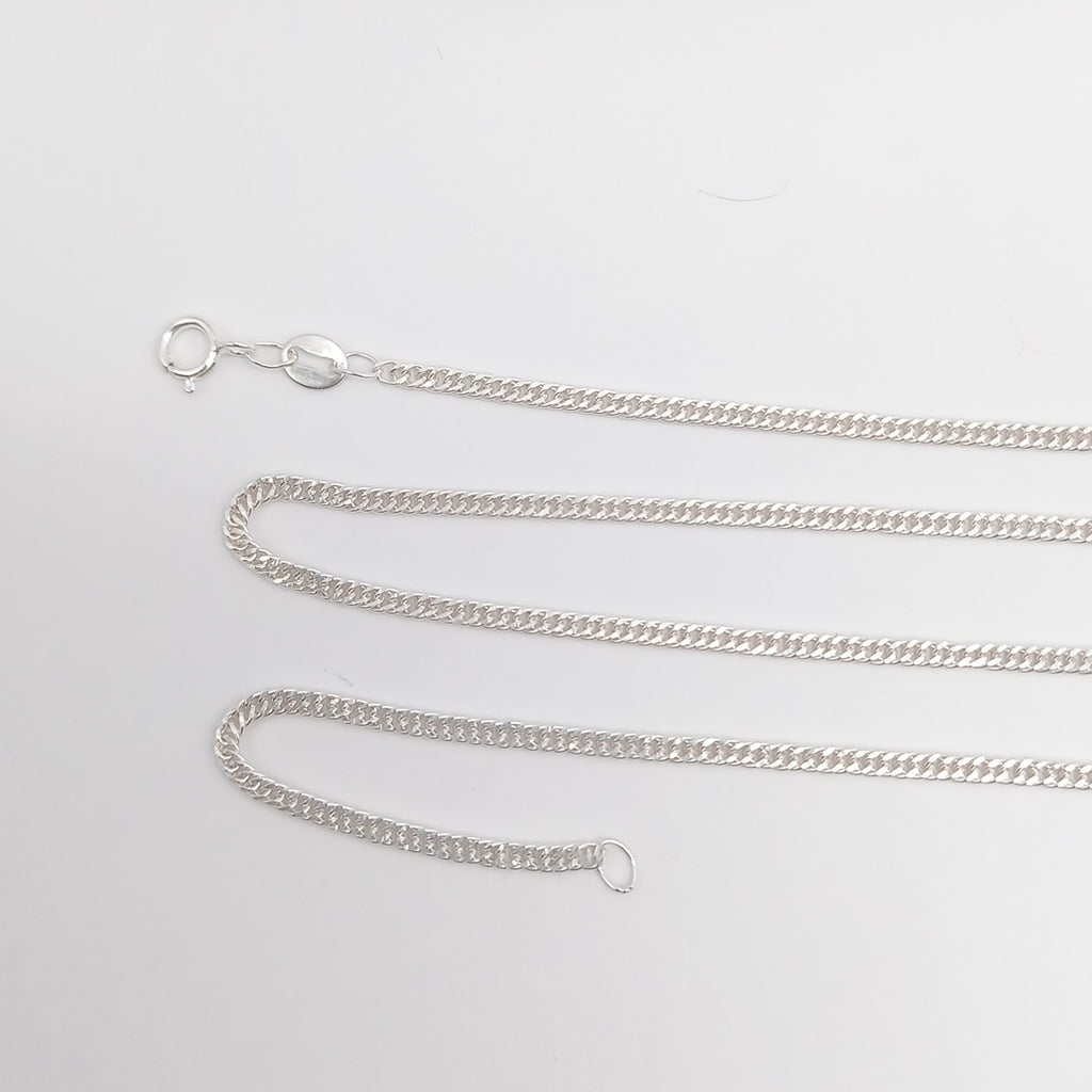 CADENA BARBADA PLATA .925 50 CM 4.12 GR (NUEVO)