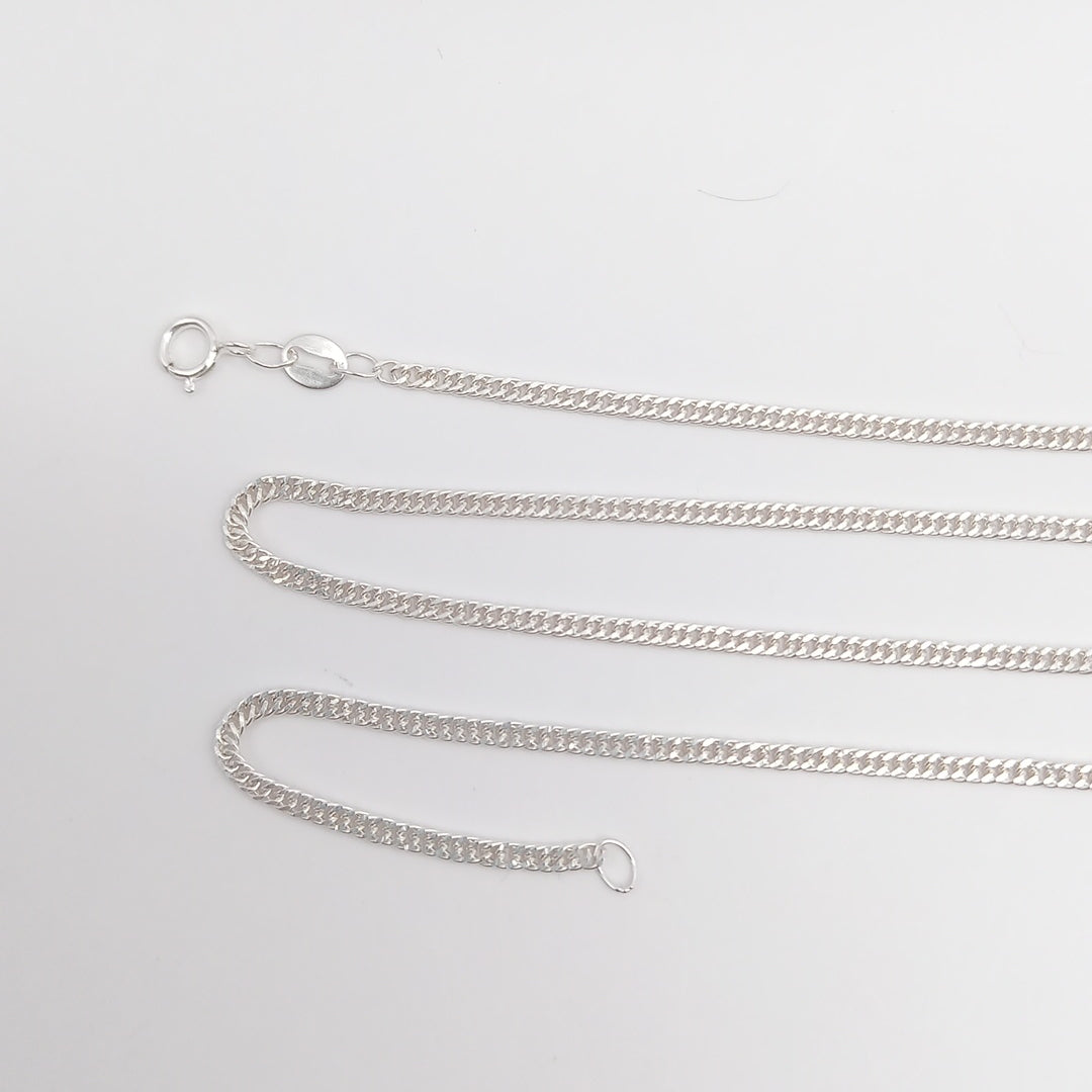CADENA BARBADA PLATA .925 50 CM 4.12 GR (NUEVO)