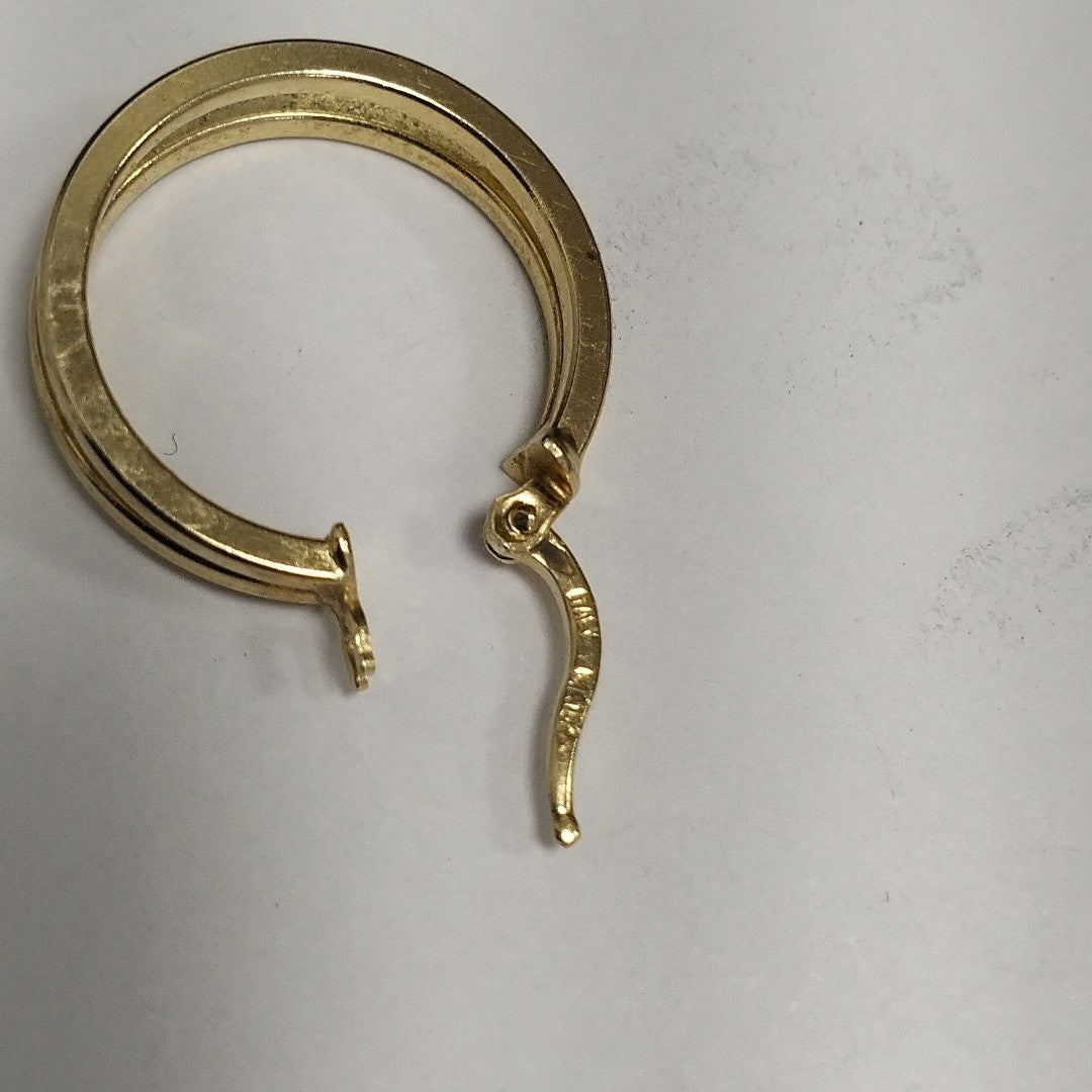 ARRACADAS PAR ORO 14 K 1.9 GRMS (SEMINUEVO)