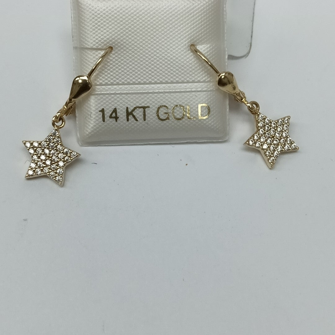 BROQUELES ORO 14K 1.9 (NUEVO)