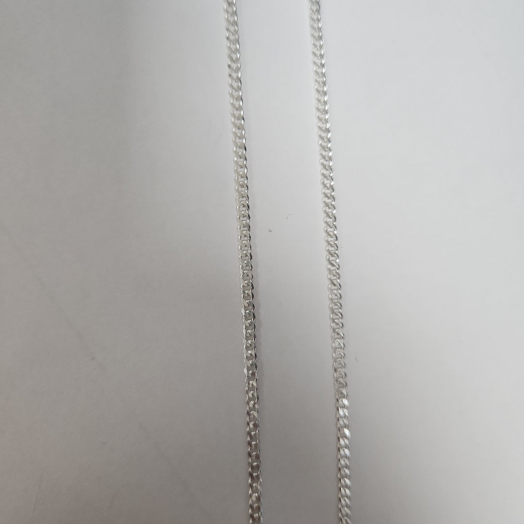 CADENA BARBADA PLATA .925 50 CM 5.13 GR (NUEVO)