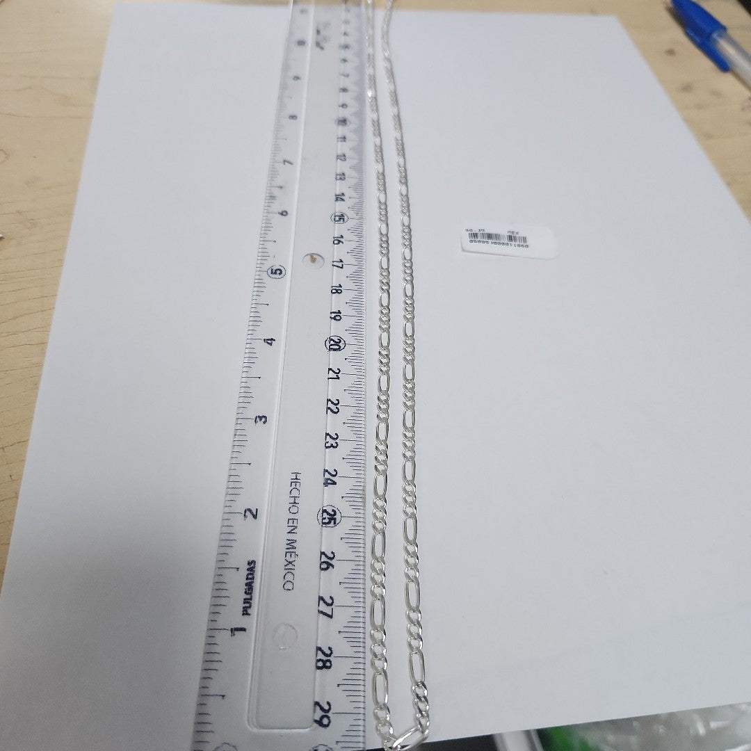 CADENA 3X1 PLATA .925 60 CM 8.42 GR (NUEVO)