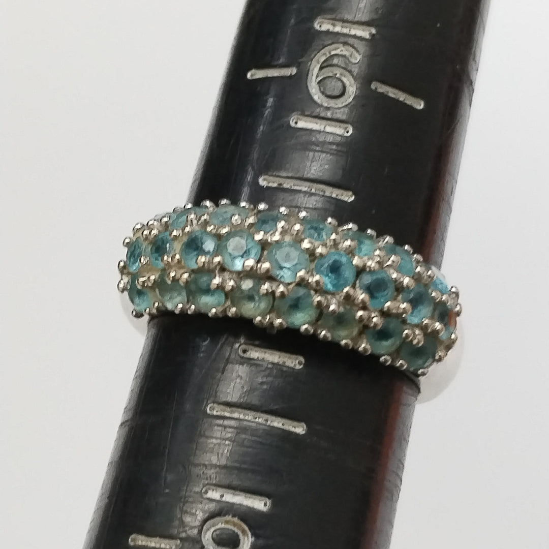 ANILLITO ORO, ORO BLANCO 14 K 3.6 GRMS (SEMINUEVO)