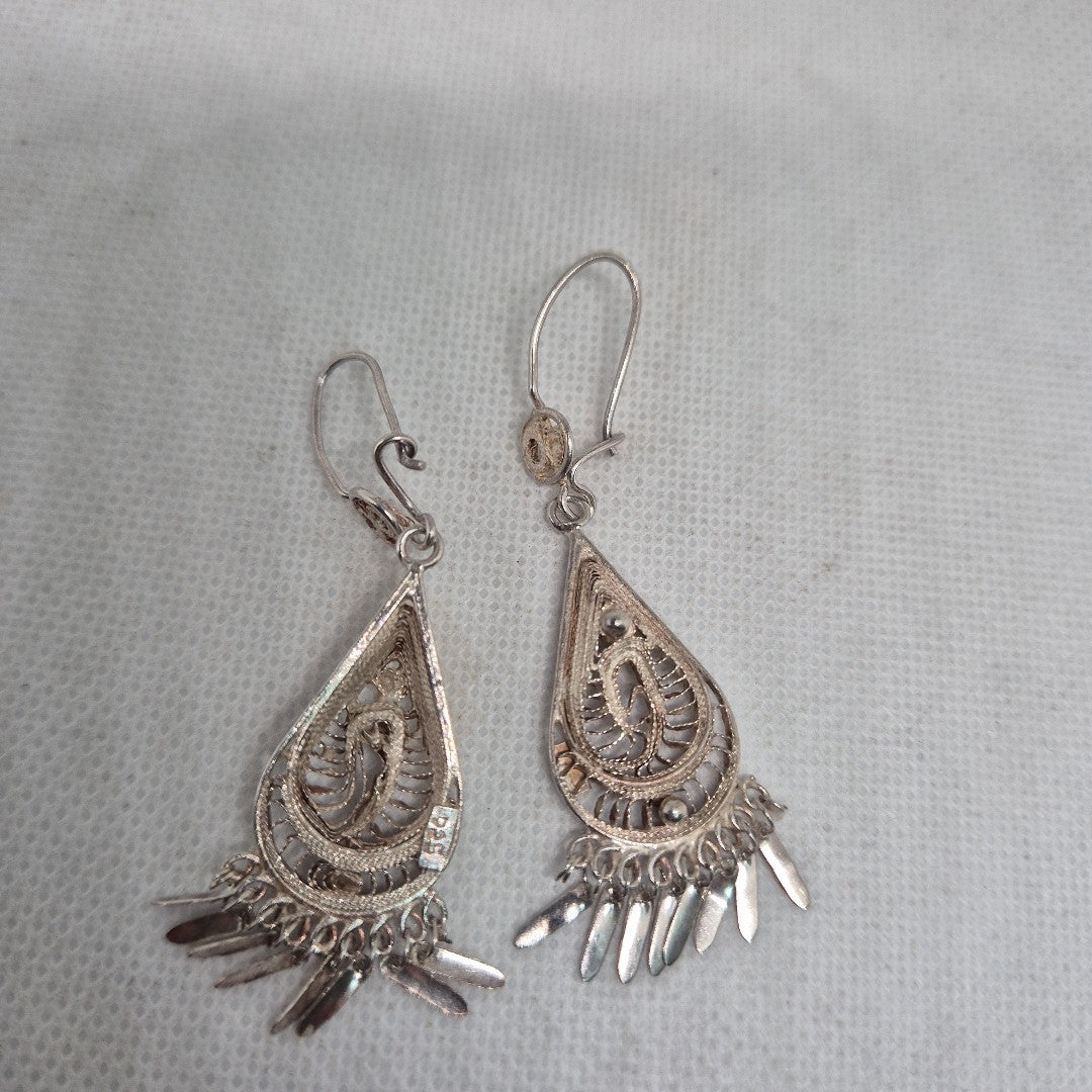 ARETES PAR PLATA 7,10 GRMS (SEMINUEVO)