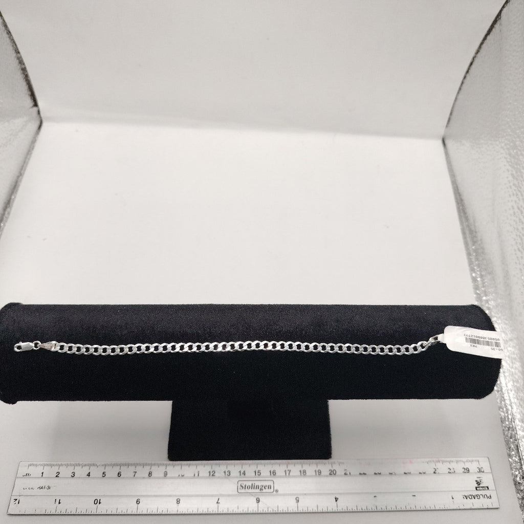 PULSERA BARBADA PLATA .925 21 CM 7.23 GR (NUEVO)