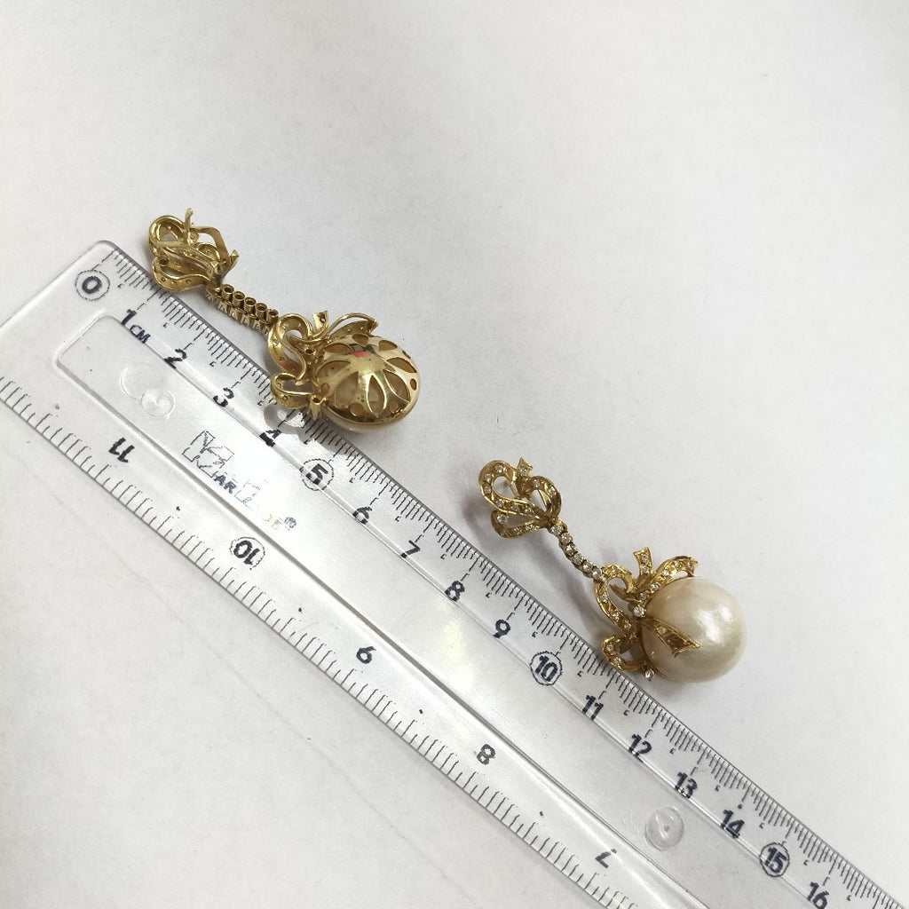 ARETES PAR ORO 14 K 18.1 GRMS (SEMINUEVO)