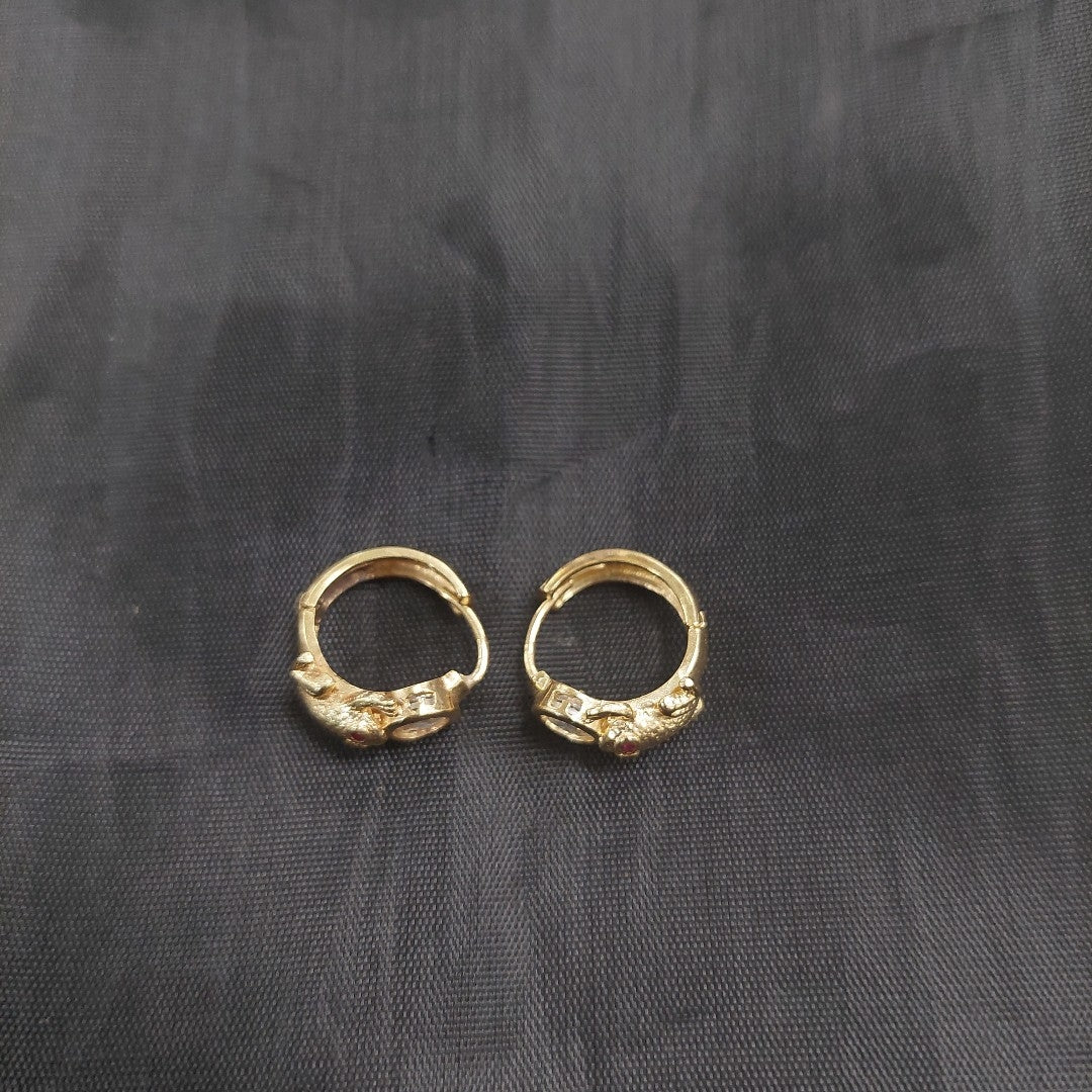 ARRACADAS PAR ORO 14 K 3.1 GRMS (SEMINUEVO)