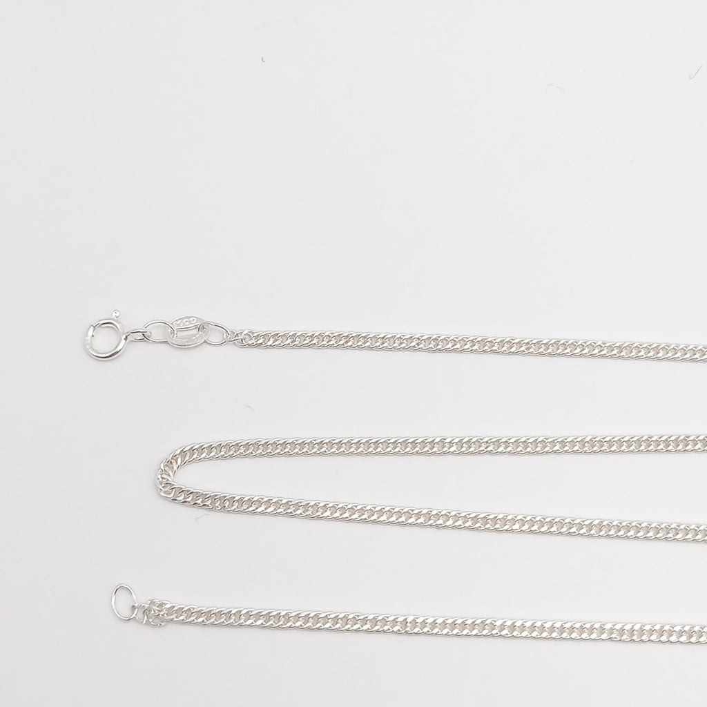 CADENA BARBADA PLATA .925 50 CM 4.12 GR (NUEVO)