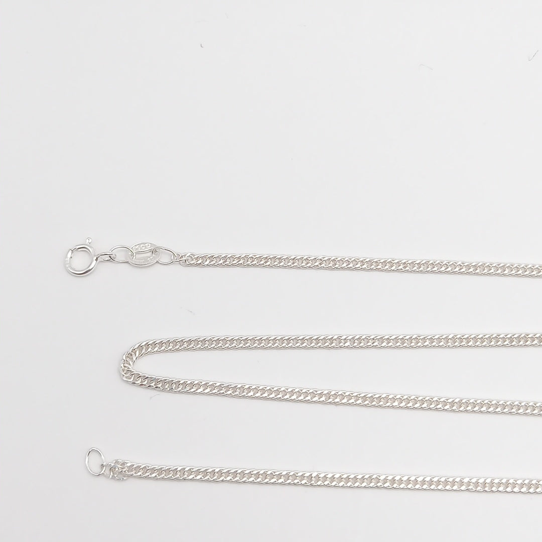 CADENA BARBADA PLATA .925 50 CM 4.12 GR (NUEVO)