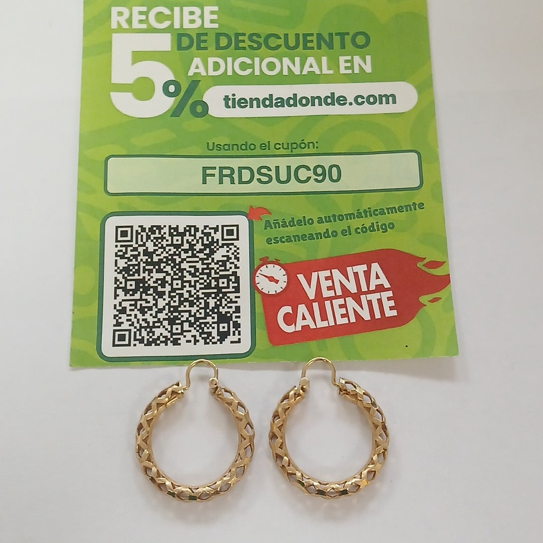 ARRACADAS PAR ORO 18 K 6,80 GRMS (SEMINUEVO)