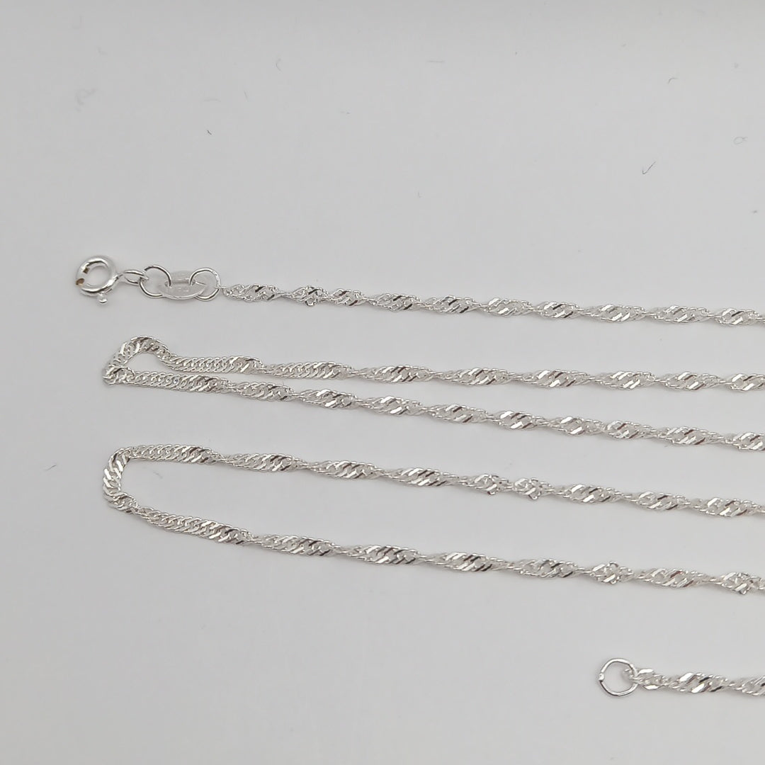 CADENA MEDIO TORZAL PLATA .925 60 CM 2.73 GR (NUEVO)