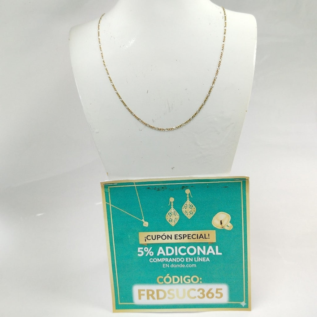 CADENA ORO 14 K 2.4 GRMS (SEMINUEVO)