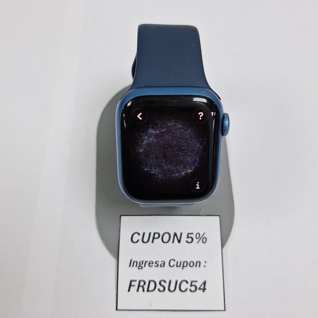 SMARTWATCH APPLE SERIES 7 ALUMINIO A2473 41 MM GPS (SEMINUEVO)