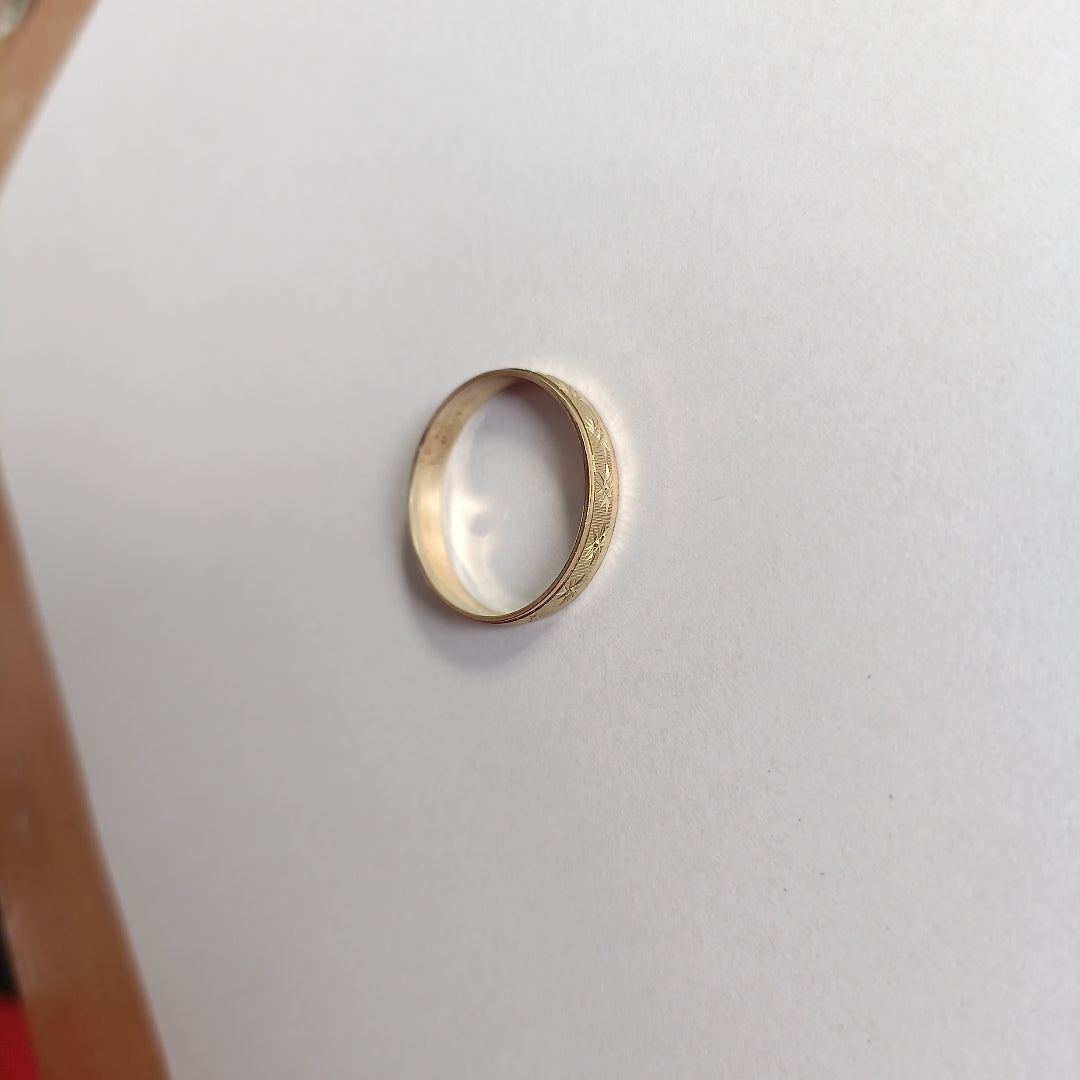 ARGOLLA ORO 10 K 1.4 GRMS (SEMINUEVO)
