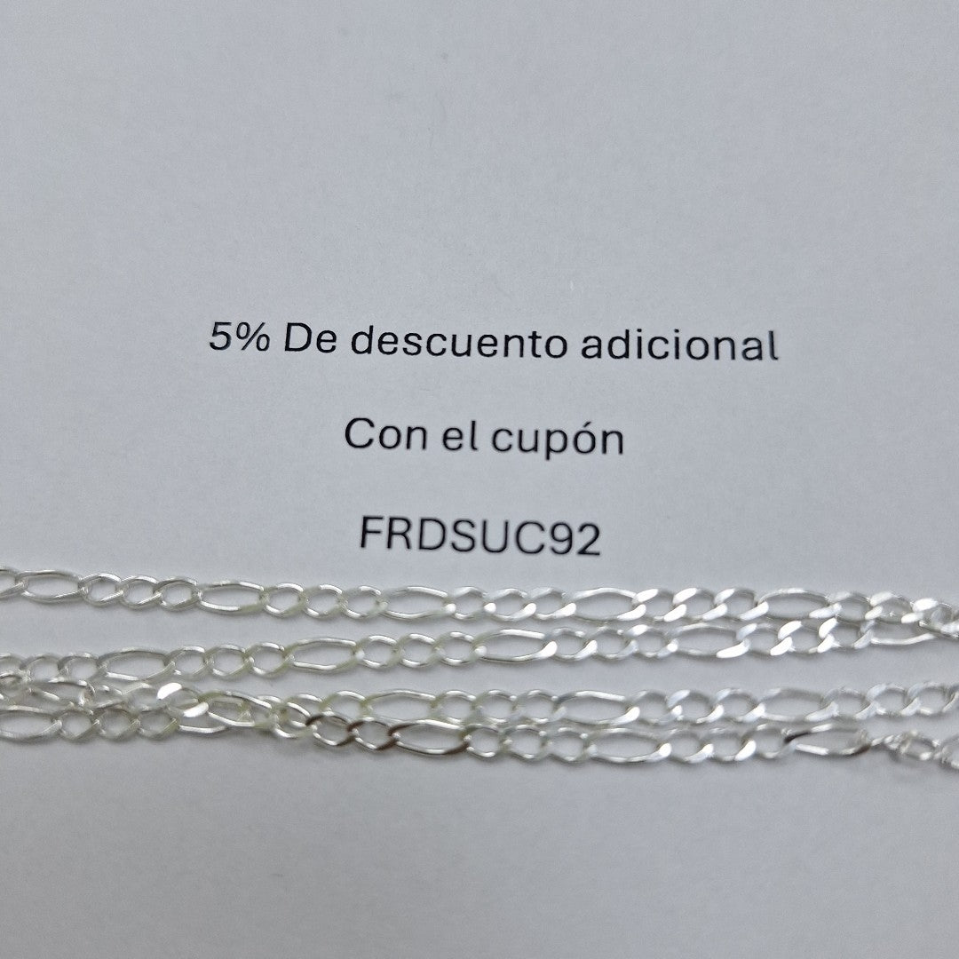 CADENA 3X1 PLATA .925 60 CM 4.62 GR (NUEVO)