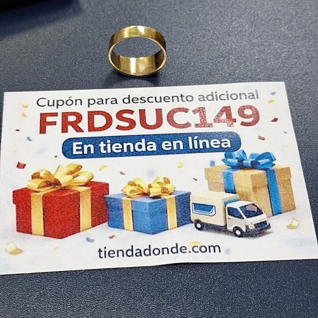 ANILLO DE GRADUACIÓN ORO 8 K 2.9 GRMS (SEMINUEVO)